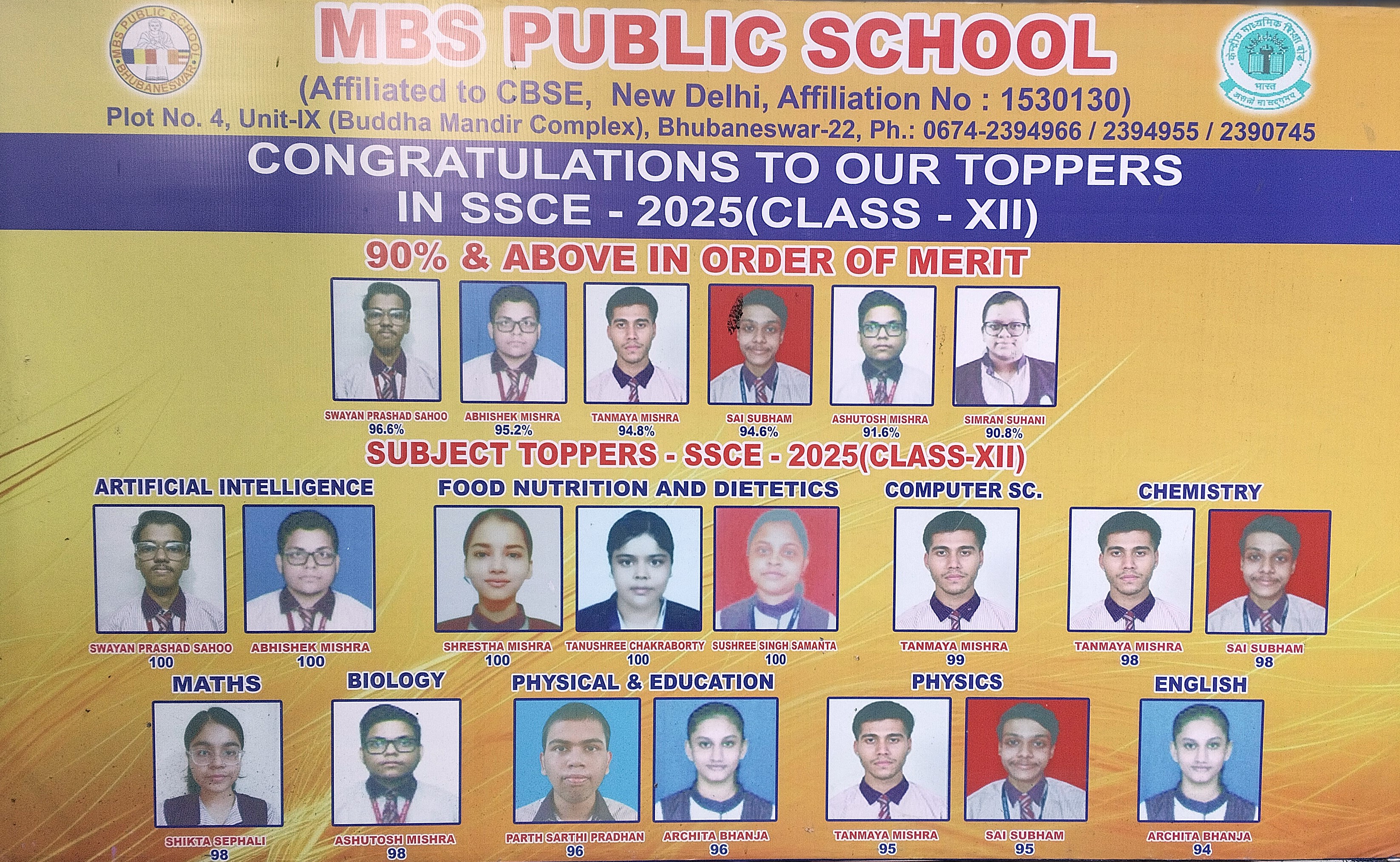 OUR TOPPERS XII
